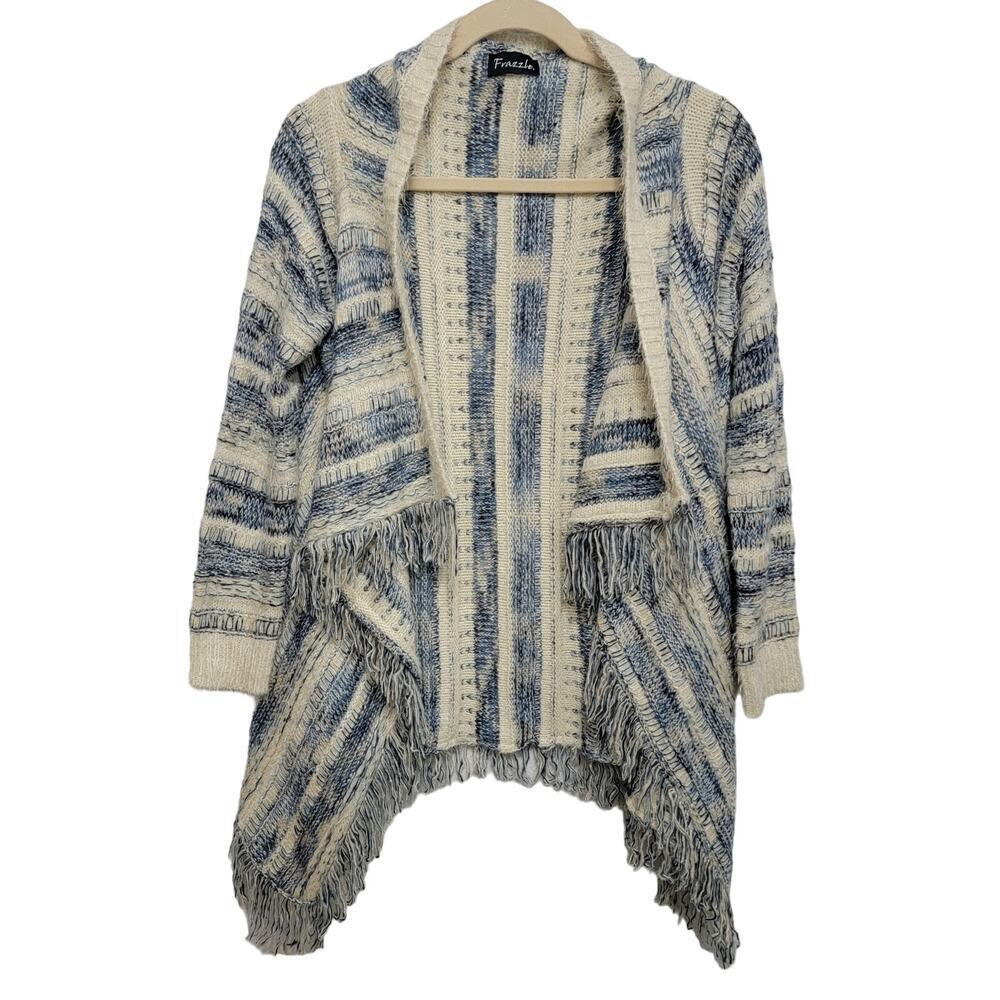 Frazzle Cardigan Blue Size L